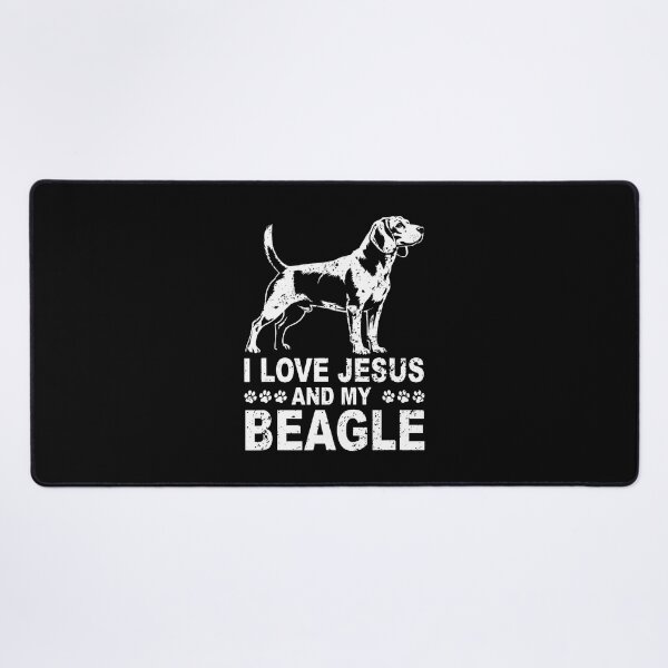 Item preview, I Love Jesus And My Beagle For Beagle Lover Christian designed and sold by ElizabethVivan.