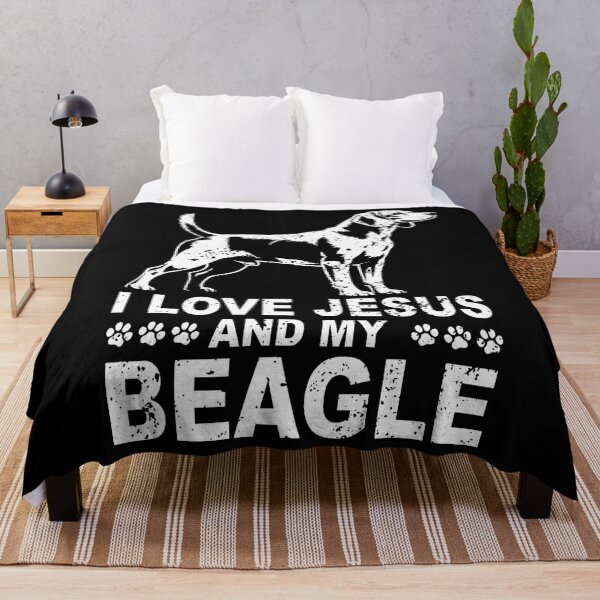 Item preview, I Love Jesus And My Beagle For Beagle Lover Christian designed and sold by ElizabethVivan.