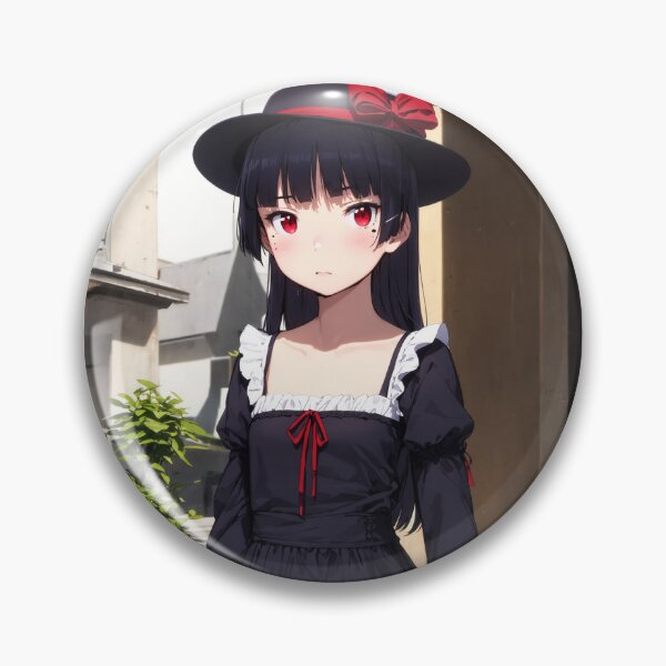Item preview,  Gothic Lolita Anime Girl: Ruri Gokou (Kuroneko) in Black Dress designed and sold by iloveanimechibi.
