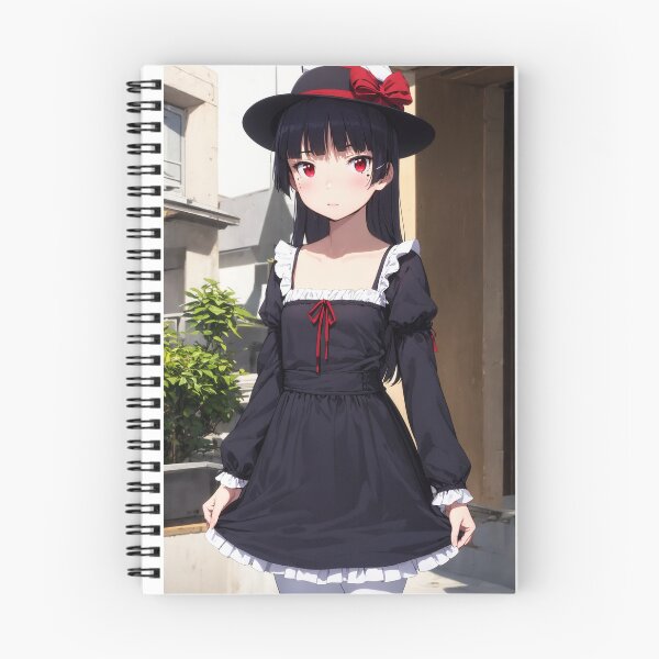 Item preview,  Gothic Lolita Anime Girl: Ruri Gokou (Kuroneko) in Black Dress designed and sold by iloveanimechibi.