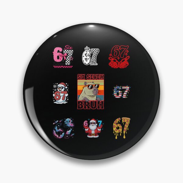 Item preview, 67 six seven 6 7 meme designed and sold by WoodburyLake.