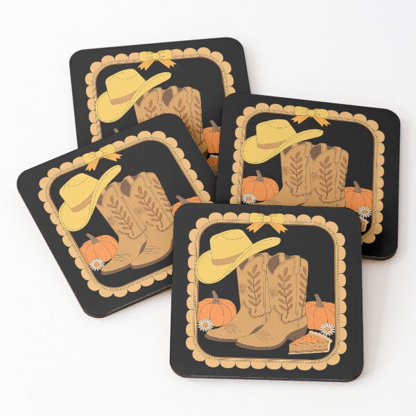 Item preview, Fall Autumn Western Cowgirl Boots Bow Pumpkin Season designed and sold by ToggleBet.