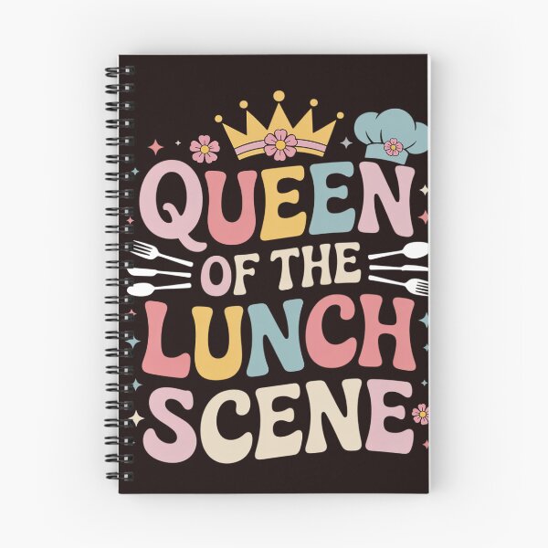 Item preview, Queen Of The Lunch Scene Groovy Cafeteria Worker Lunch Lady designed and sold by hettingerchaim.
