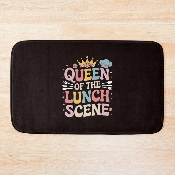 Item preview, Queen Of The Lunch Scene Groovy Cafeteria Worker Lunch Lady designed and sold by hettingerchaim.