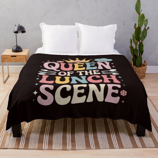 Item preview, Queen Of The Lunch Scene Groovy Cafeteria Worker Lunch Lady designed and sold by hettingerchaim.