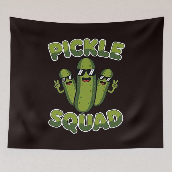 Item preview, Pickle Squad Cucumber Cute Pickle Jar Pickle designed and sold by hettingerchaim.