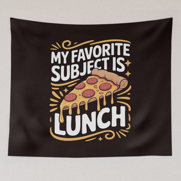 Item preview, My Favorite Subject Is Lunch Pizza Back To School designed and sold by hettingerchaim.
