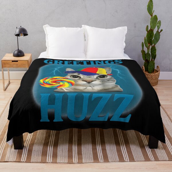 Item preview, Greetings Huzz Funny Lollipop Cat Meme designed and sold by KristenSophie.