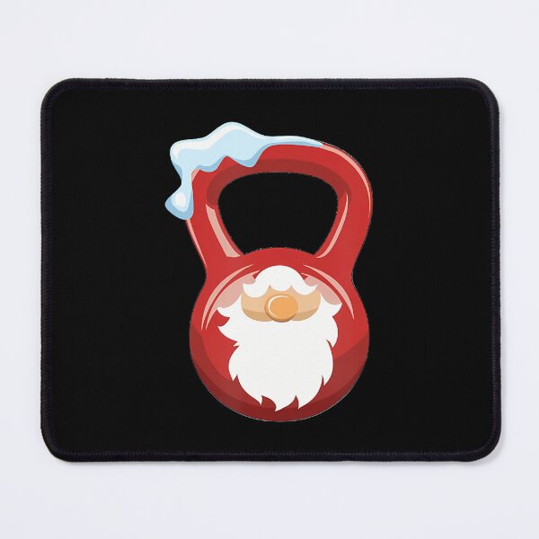 Item preview, Christmas Gym Workout Gnome Kettlebell Xmas For Gym Lover designed and sold by ConnieDora.