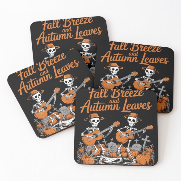 Item preview, Fall Breeze and Autumn Leaves Skeleton Pumpkin Spice designed and sold by ToggleBet.