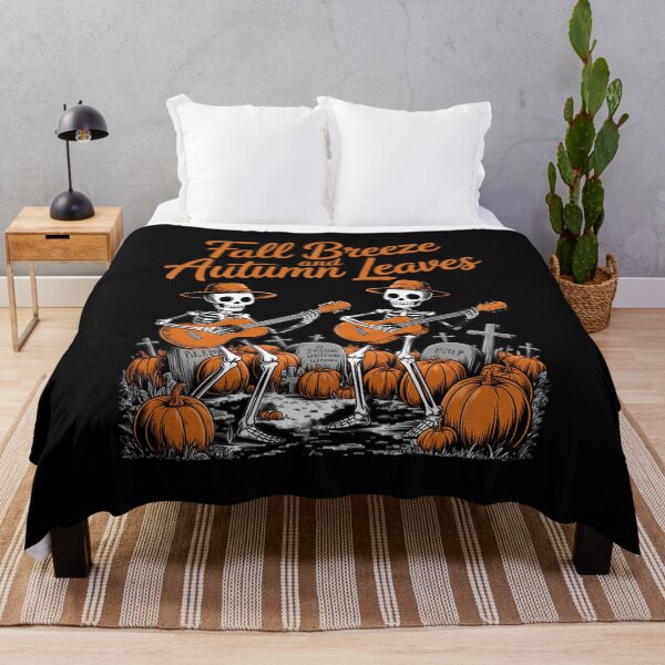 Item preview, Fall Breeze and Autumn Leaves Skeleton Pumpkin Spice designed and sold by ToggleBet.