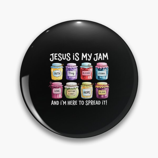 Item preview, Jesus Is My Jam And Im Here To Spread Christian Bible Verse designed and sold by JacquelineEnri.