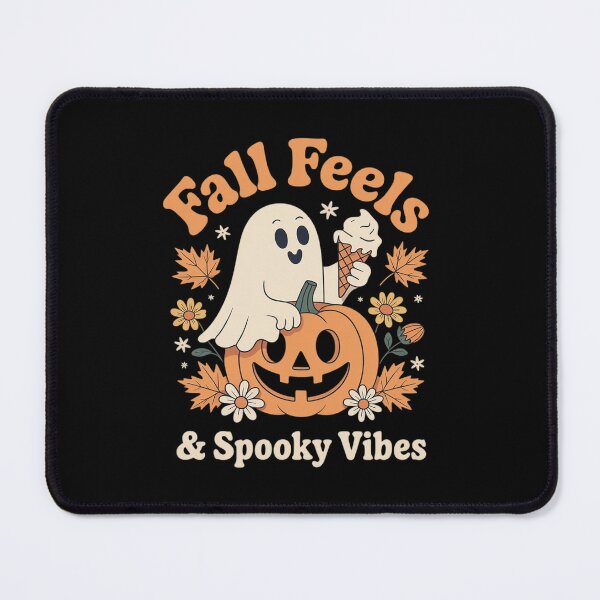 Item preview, Fall Feels and Spooky Vibes Ghost Pumpkin Halloween designed and sold by ToggleBet.