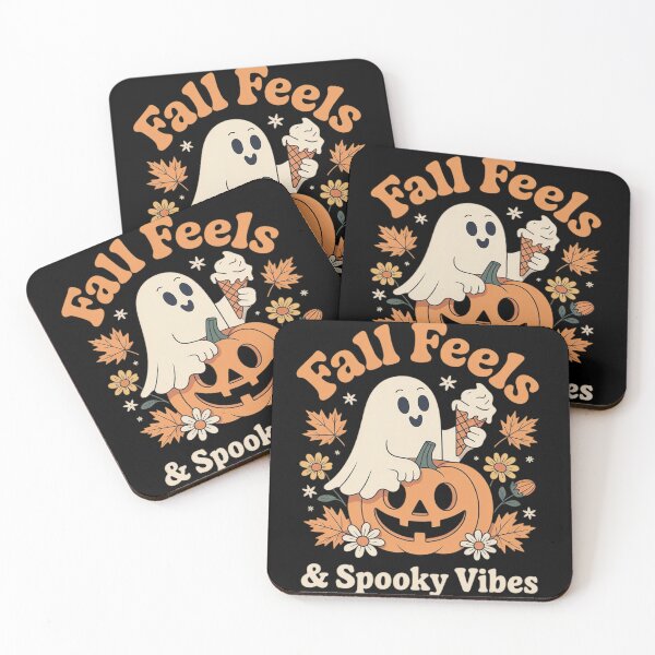 Item preview, Fall Feels and Spooky Vibes Ghost Pumpkin Halloween designed and sold by ToggleBet.