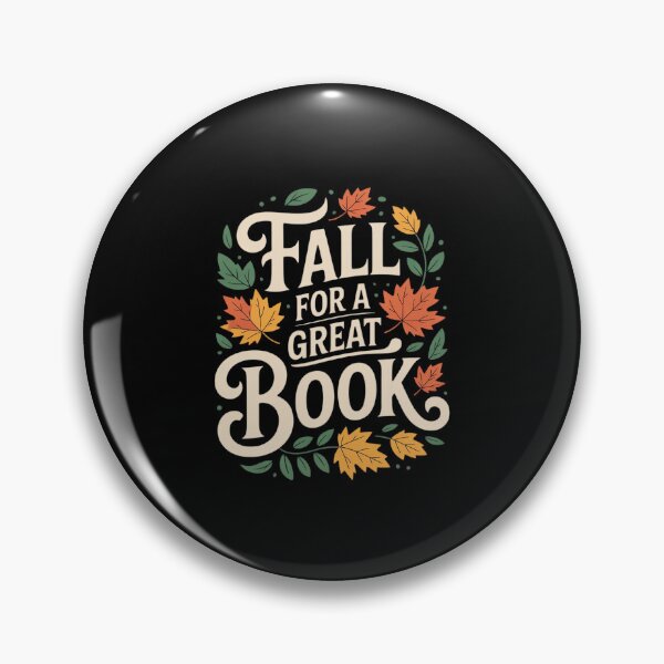 Item preview, Fall for a Great Book Autumn Reading Leaves Bookworm designed and sold by ToggleBet.