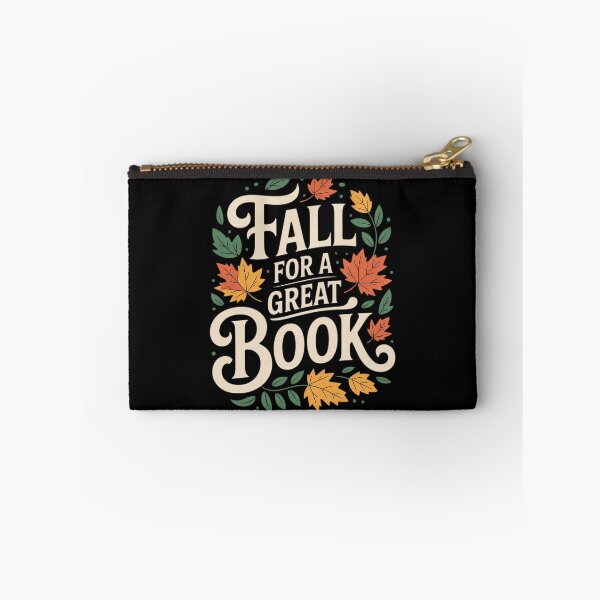 Item preview, Fall for a Great Book Autumn Reading Leaves Bookworm designed and sold by ToggleBet.