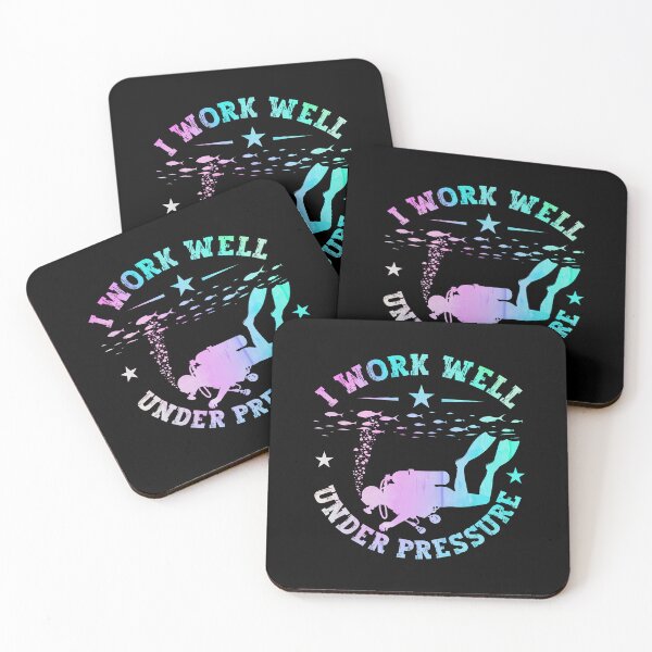 Item preview, Scuba Diving I Work Well Under Pressure Funny Scuba Diving designed and sold by ConnieDora.