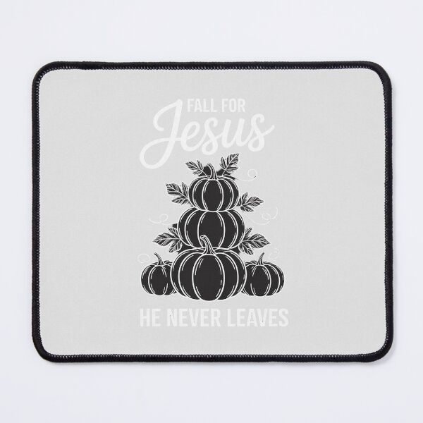 Item preview, Fall for Jesus He Never Leaves Christian Pumpkin Autumn designed and sold by ToggleBet.