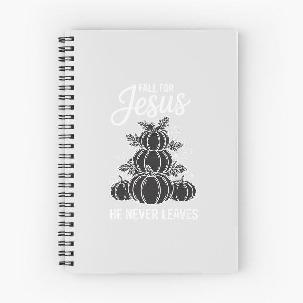Item preview, Fall for Jesus He Never Leaves Christian Pumpkin Autumn designed and sold by ToggleBet.