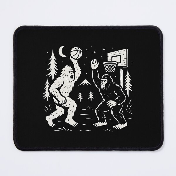 Item preview, Funny Bigfoot And Yeti Playing Basketball In The Forest designed and sold by KristenSophie.