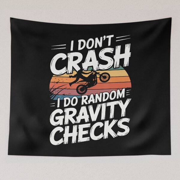 Item preview, I Don'T Crash I Do Random Gravity Checks designed and sold by JacquelineEnri.