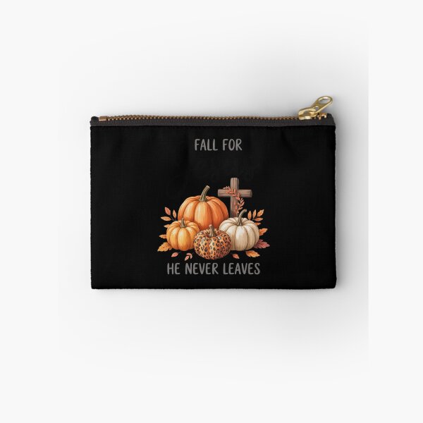 Item preview, Fall For Jesus He Never Leaves Thanksgiving Autumn designed and sold by ToggleBet.