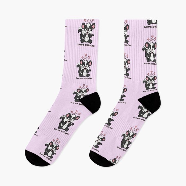 Item preview, Love Stinks Cute Skunk – Funny Anti-Valentine Cartoon Design designed and sold by SimplyJasper.
