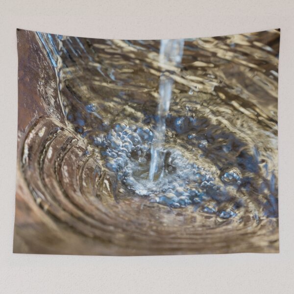 Item preview, Blue Bubbles in Copper and Bronze Fountain Abstraction designed and sold by Georgia Mizuleva.