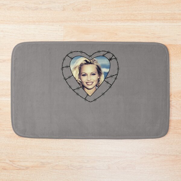 Item preview, PAM-ANDERSON-FRAMMED-BY-BARBED-WIRE-HEART designed and sold by WulfHerold.