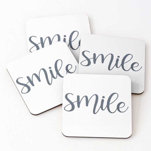 Item preview, Just Smile. Aesthetic Script Typography T-Shirt.  designed and sold by ZyVoAli.