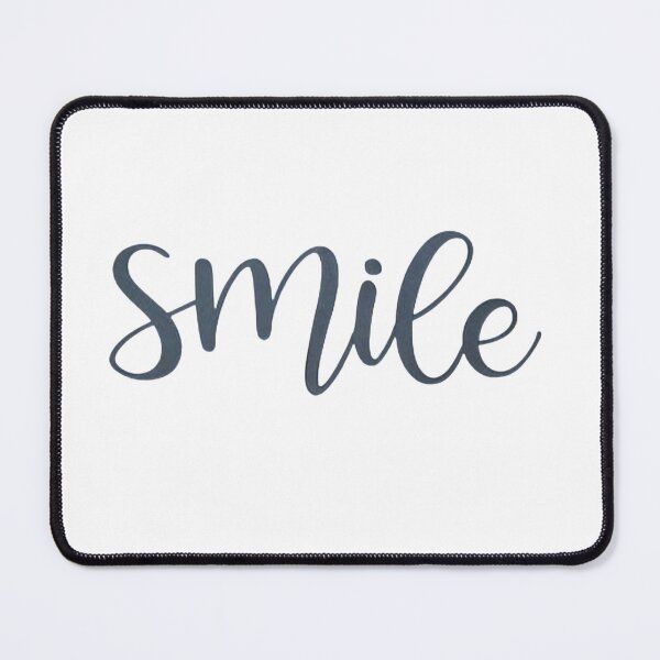 Item preview, Just Smile. Aesthetic Script Typography T-Shirt. designed and sold by ZyVoAli.