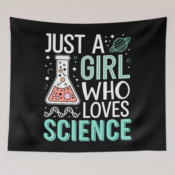 Item preview, Just A Girl Who Loves Science Back To School Kids Girls designed and sold by JacquelineEnri.