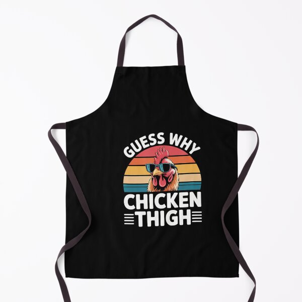 Item preview, Guess Why Chicken Thigh Poultry Joke Food ----- designed and sold by KristenSophie.