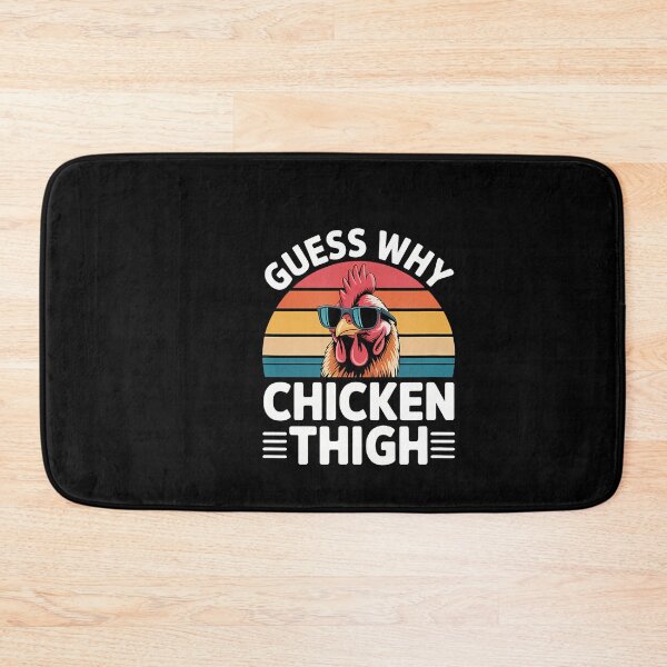 Item preview, Guess Why Chicken Thigh Poultry Joke Food ----- designed and sold by KristenSophie.