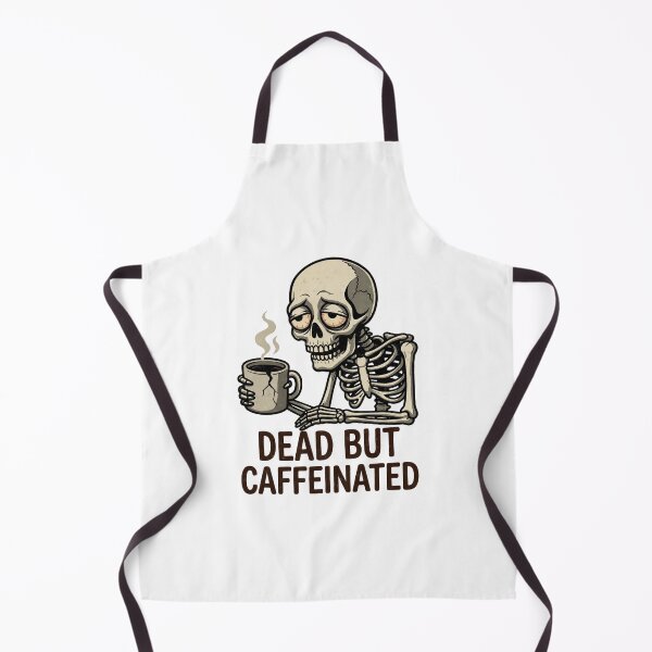 Item preview, Funny Skeleton Coffee Dead Inside Design designed and sold by tollaru.