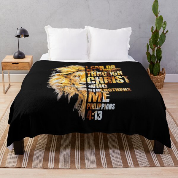 Item preview, Lion Design I Can Do All Things designed and sold by BrandyMartha.
