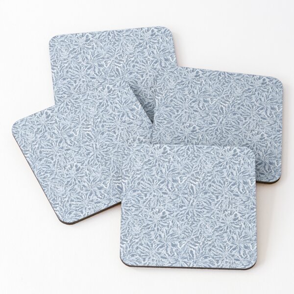 Item preview, Frosted Pine Needles on Blue designed and sold by Kaleidoscope Print.