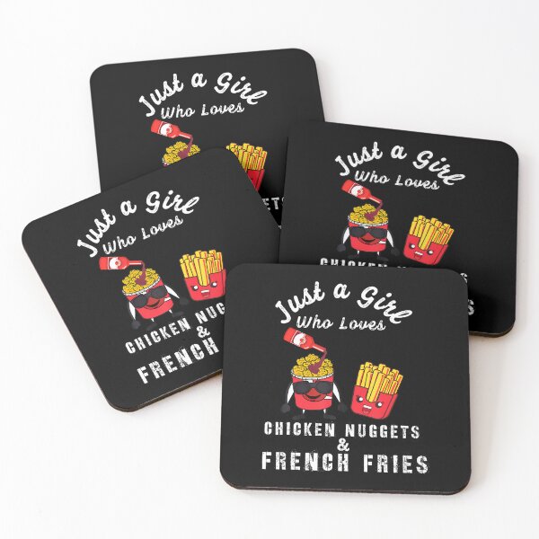 Item preview, Just A Girl Who Loves Chicken Nuggets And French Fries designed and sold by ConnieDora.