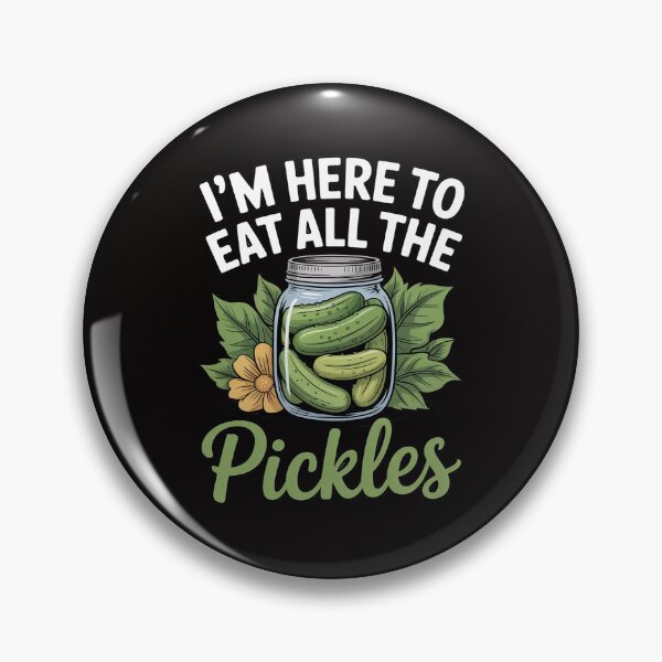 Item preview, I'm Here To Eat All the Pickles - Pickle Cucumber Vegetarian designed and sold by ForestMmost.