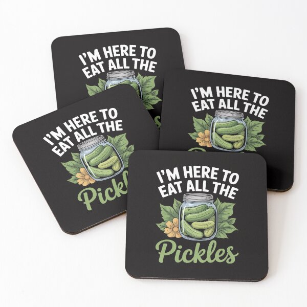 Item preview, I'm Here To Eat All the Pickles - Pickle Cucumber Vegetarian designed and sold by ForestMmost.