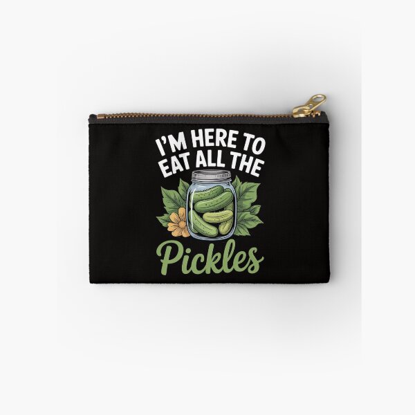Item preview, I'm Here To Eat All the Pickles - Pickle Cucumber Vegetarian designed and sold by ForestMmost.