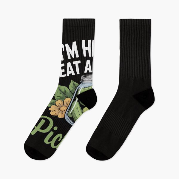Item preview, I'm Here To Eat All the Pickles - Pickle Cucumber Vegetarian designed and sold by ForestMmost.