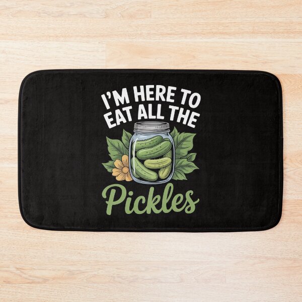 Item preview, I'm Here To Eat All the Pickles - Pickle Cucumber Vegetarian designed and sold by ForestMmost.
