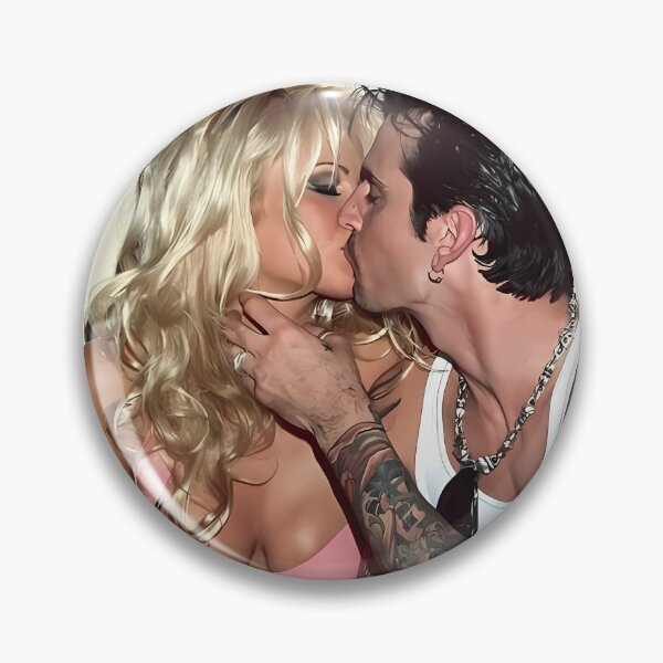 Item preview, PAMELA ANDERSON AND TOMMY LEE KISSING designed and sold by HenningHummel.
