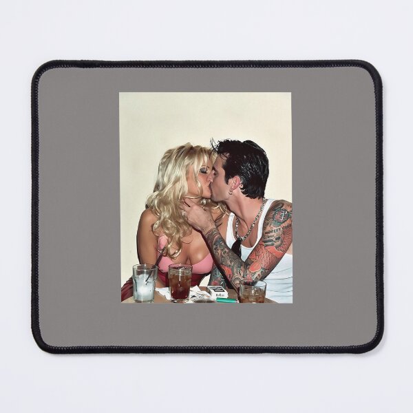 Item preview, PAMELA ANDERSON AND TOMMY LEE KISSING designed and sold by HenningHummel.