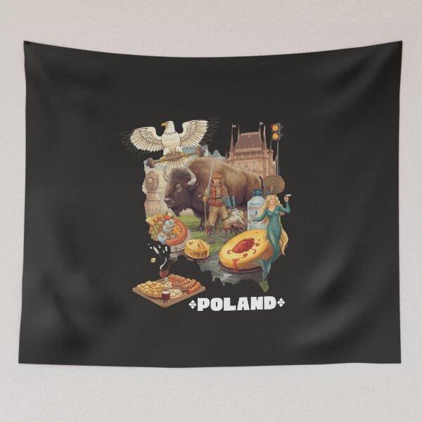 Item preview, Funny Poland Meme Art | Polish Pride Bison Eagle Mermaid Vibes designed and sold by TitanRN.