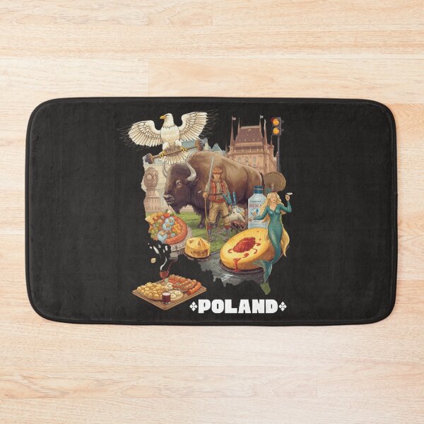 Item preview, Funny Poland Meme Art | Polish Pride Bison Eagle Mermaid Vibes designed and sold by TitanRN.