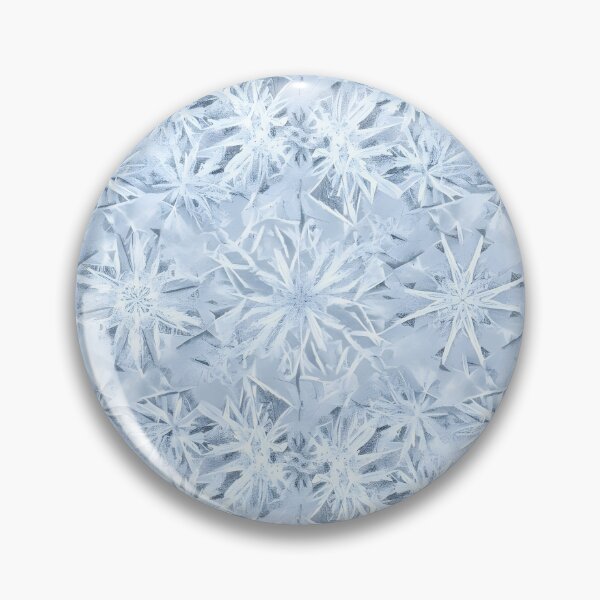 Item preview, Crystal Snowflake Frost Pattern designed and sold by Kaleidoscope Print.