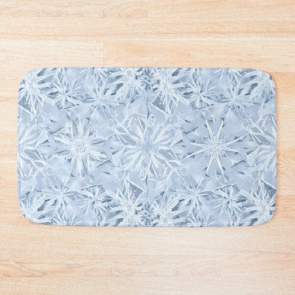 Item preview, Crystal Snowflake Frost Pattern designed and sold by Kaleidoscope Print.