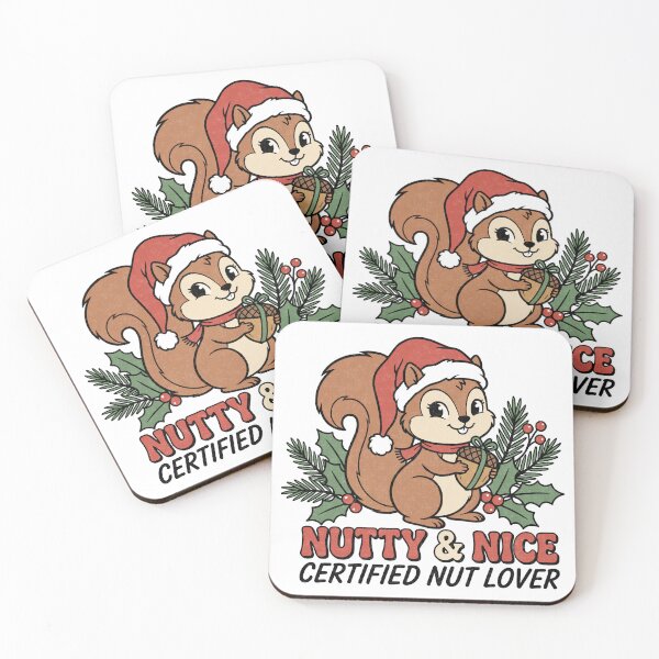 Item preview, Cute Christmas Squirrel Nutty and Nice designed and sold by tollaru.